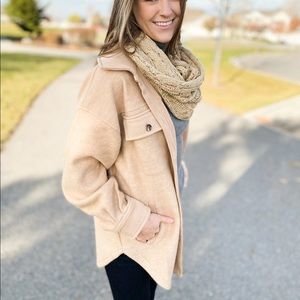 City Nights Neutral Shacket